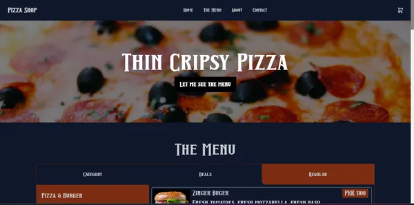 img of Thin Crispy Pizaa